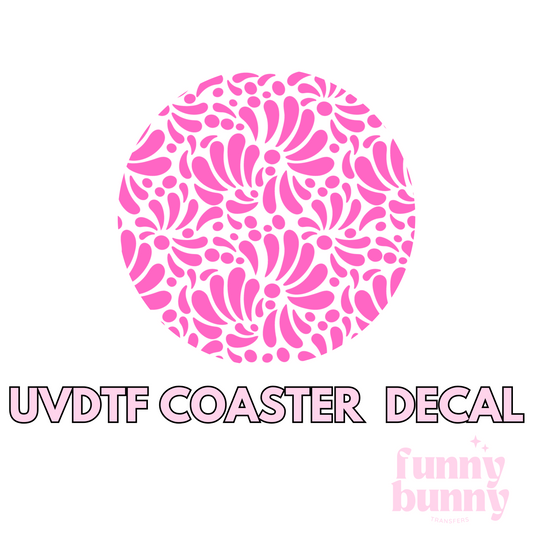 Talavera Hot Pink - UVDTF Coaster
