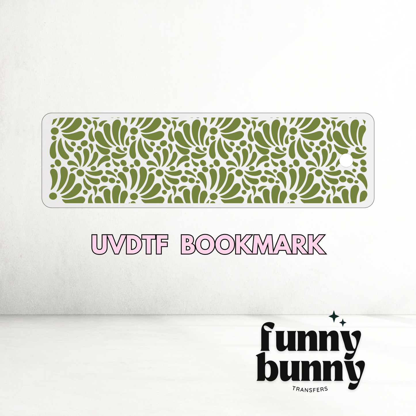 Talavera Olive - UVDTF Bookmark Decal