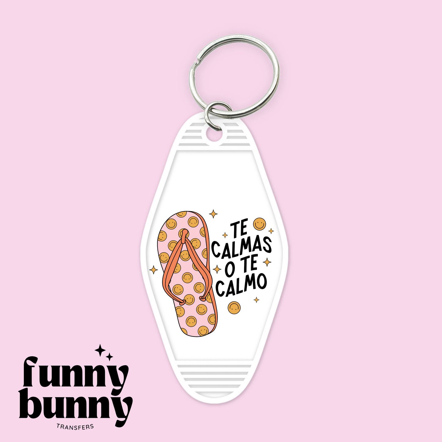 Te Calmas Retro - Motel Keychain