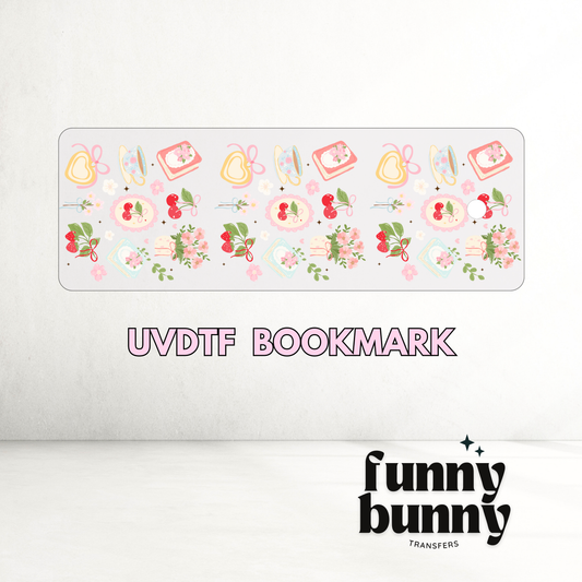 Tea Time Garden - UVDTF Bookmark Decal