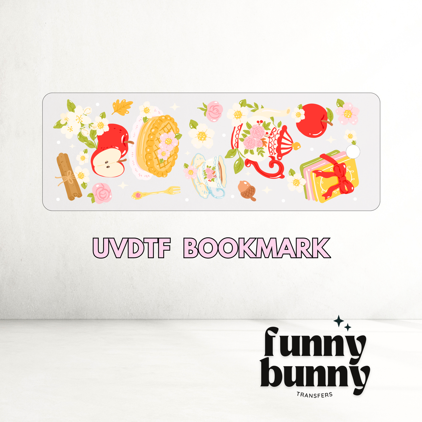 Tea Time Picnic - UVDTF Bookmark Decal