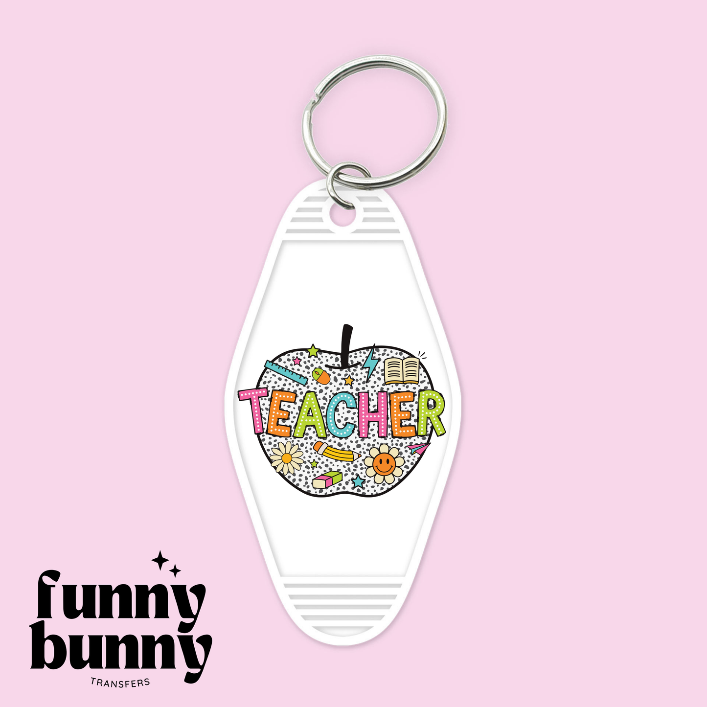 Teacher Apple - Motel Keychain