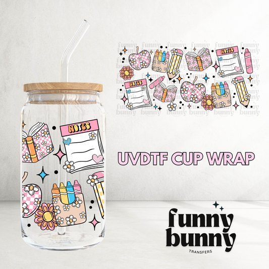 Teacher Notes - 16oz UVDTF Cup Wrap