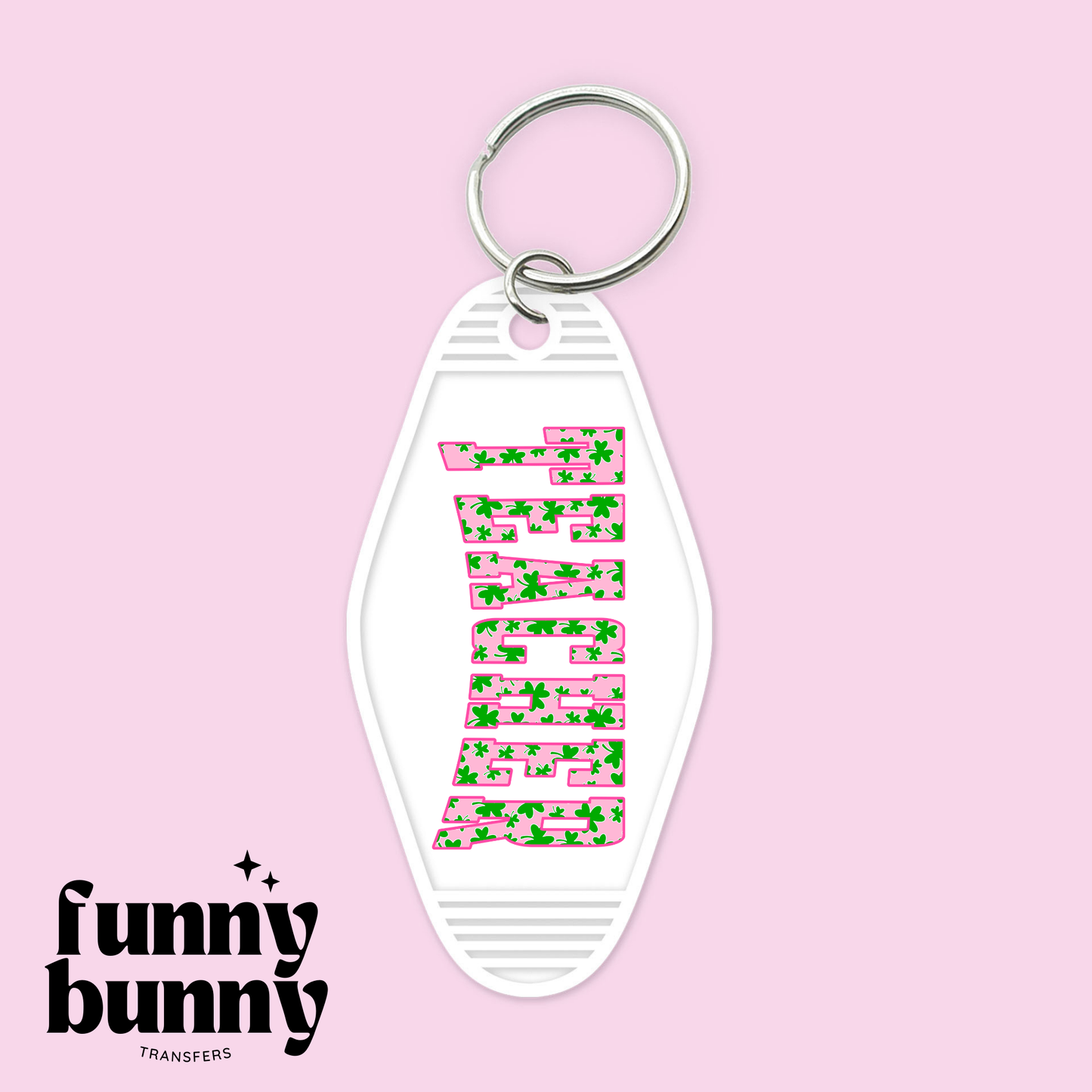 Teacher Shamrock - Motel Keychain