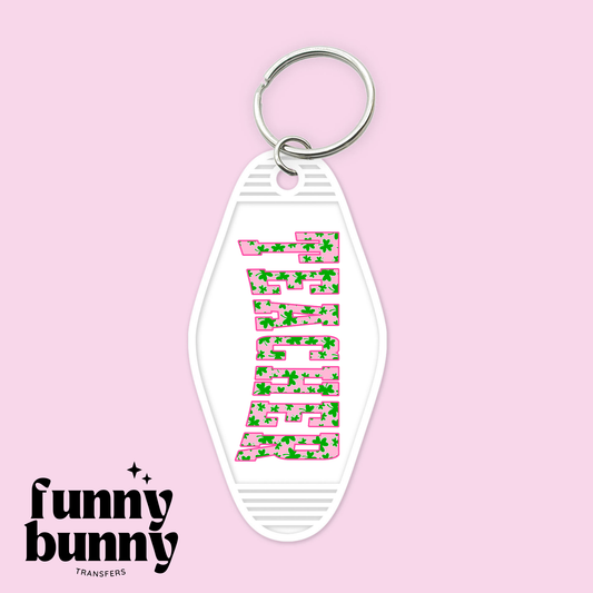 Teacher Shamrock - Motel Keychain