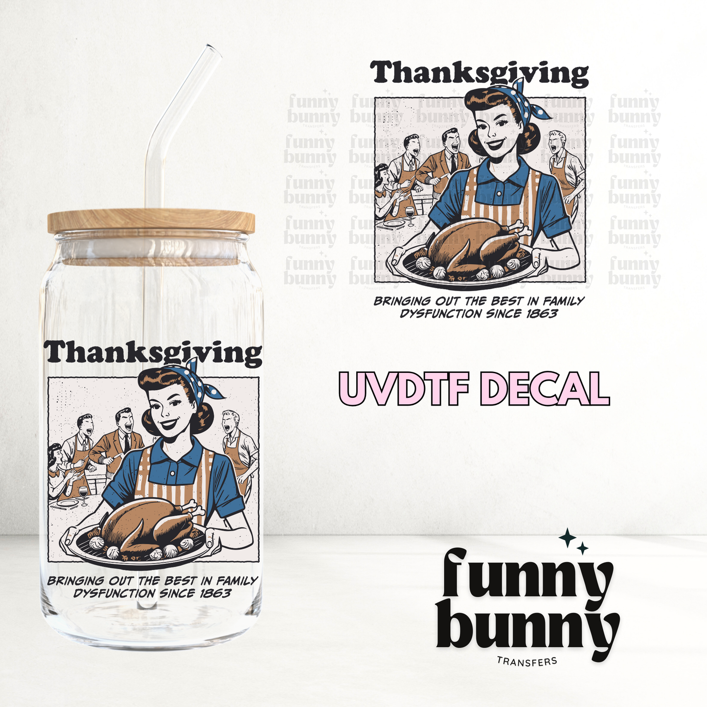 Thanksgiving - UVDTF Decal