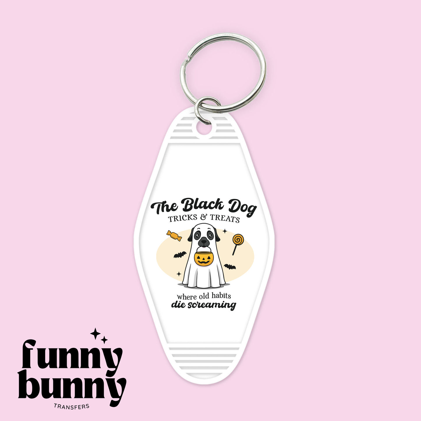 The Black Dog - Motel Keychain