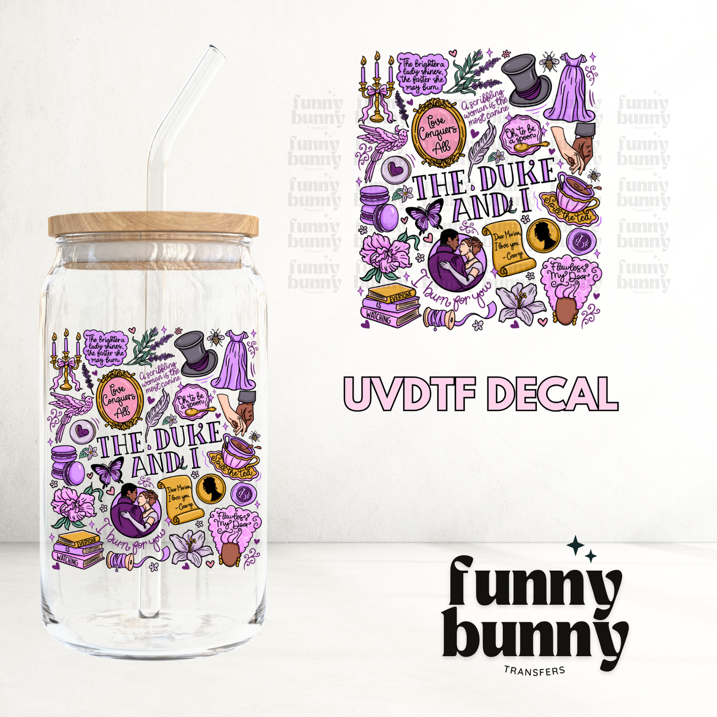 The Duke & I - UVDTF Decal