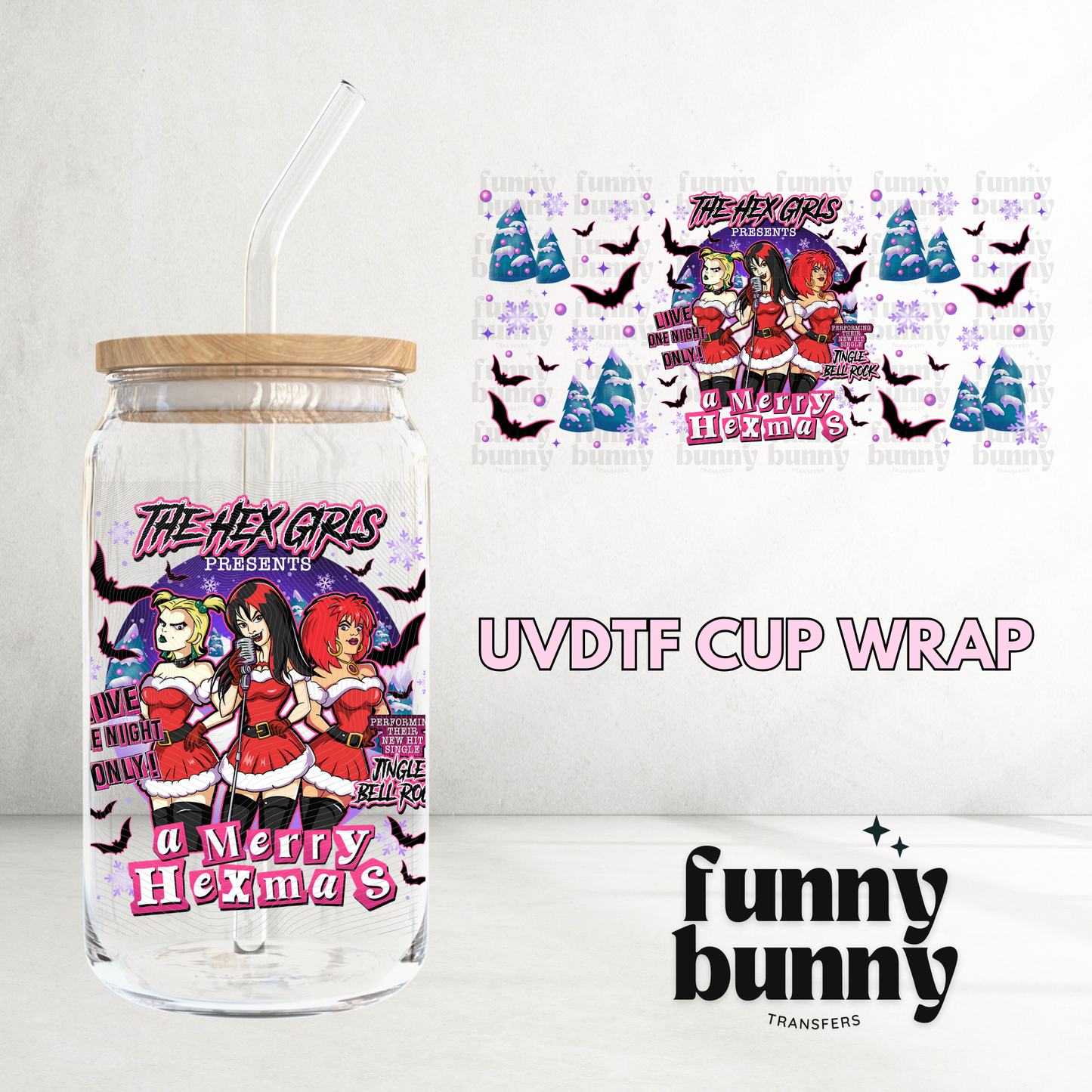 The Hex Girls - 16oz UVDTF Cup Wrap