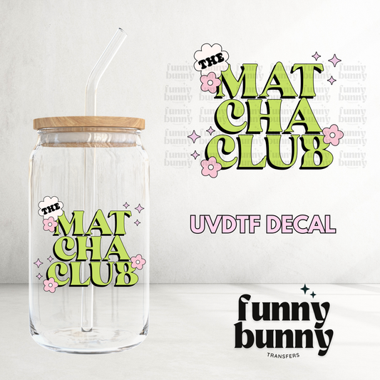 The Matcha Club - UVDTF Decal