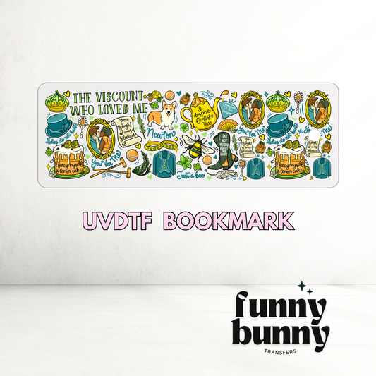 The Viscount Who Loved Me - UVDTF Bookmark Decal