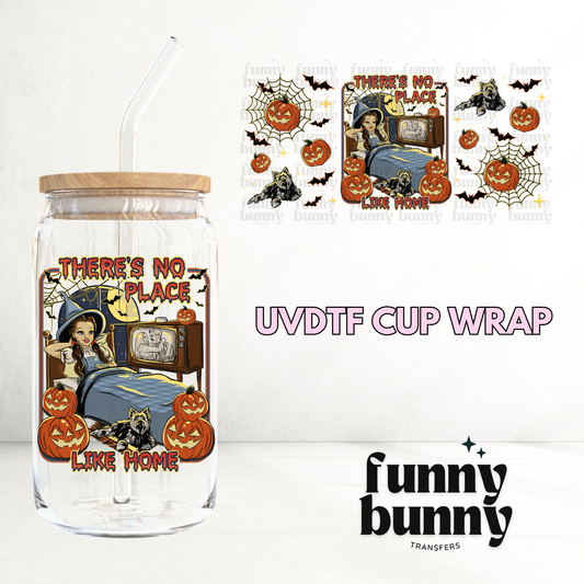 There's No Place Like Home Fall - 16oz UVDTF Cup Wrap