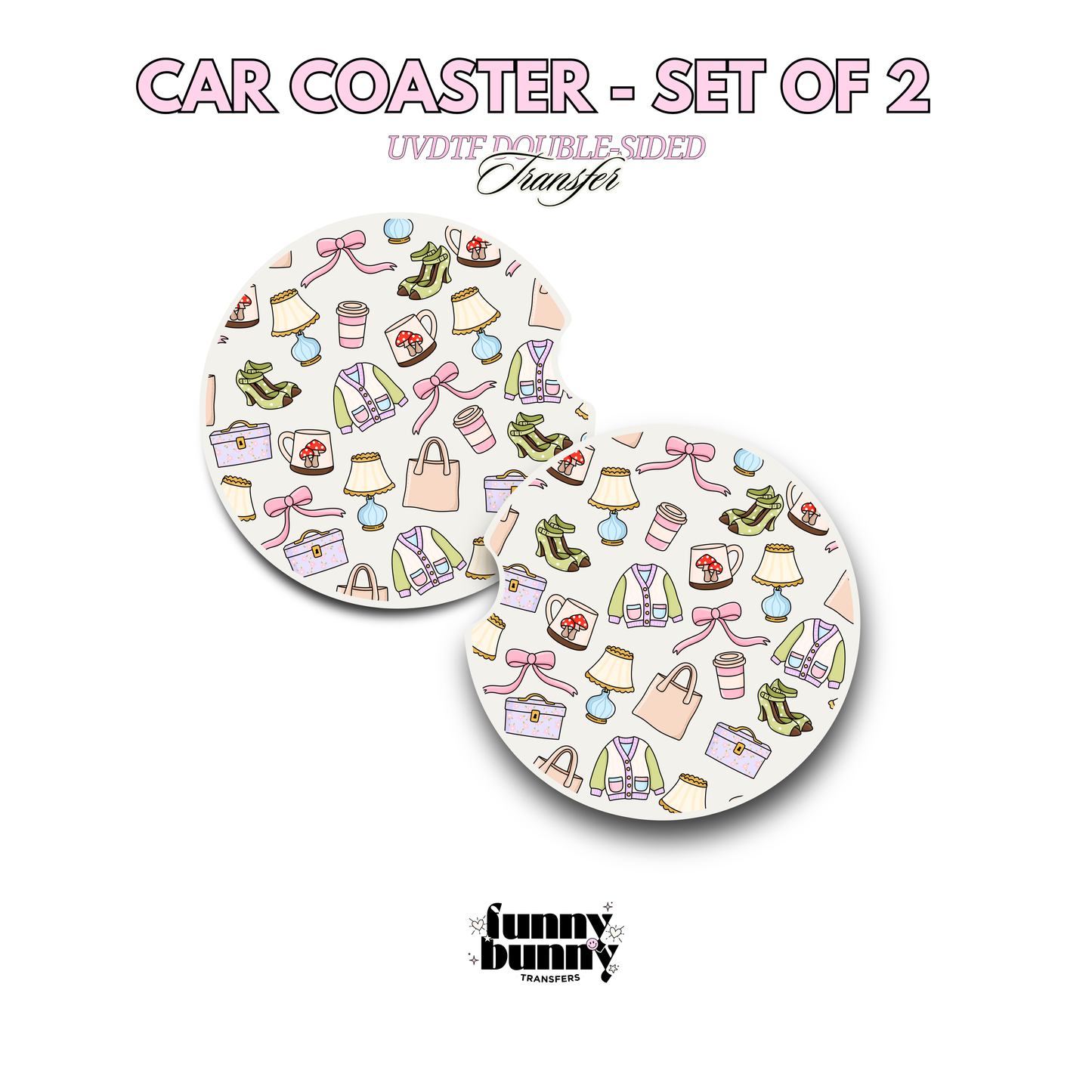 Thrifted Rags - UVDTF Coaster