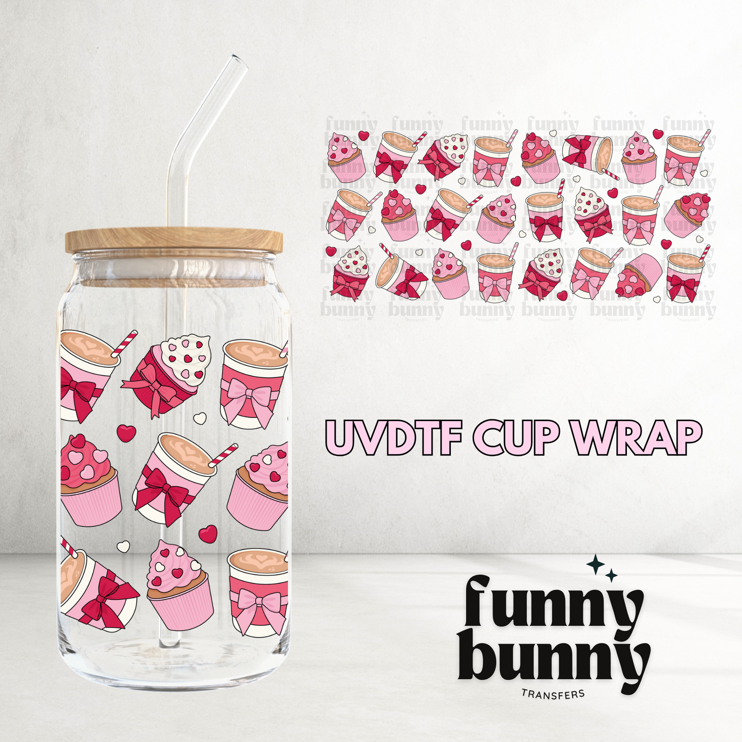 Too Sweet To Handle - 16oz UVDTF Cup Wrap