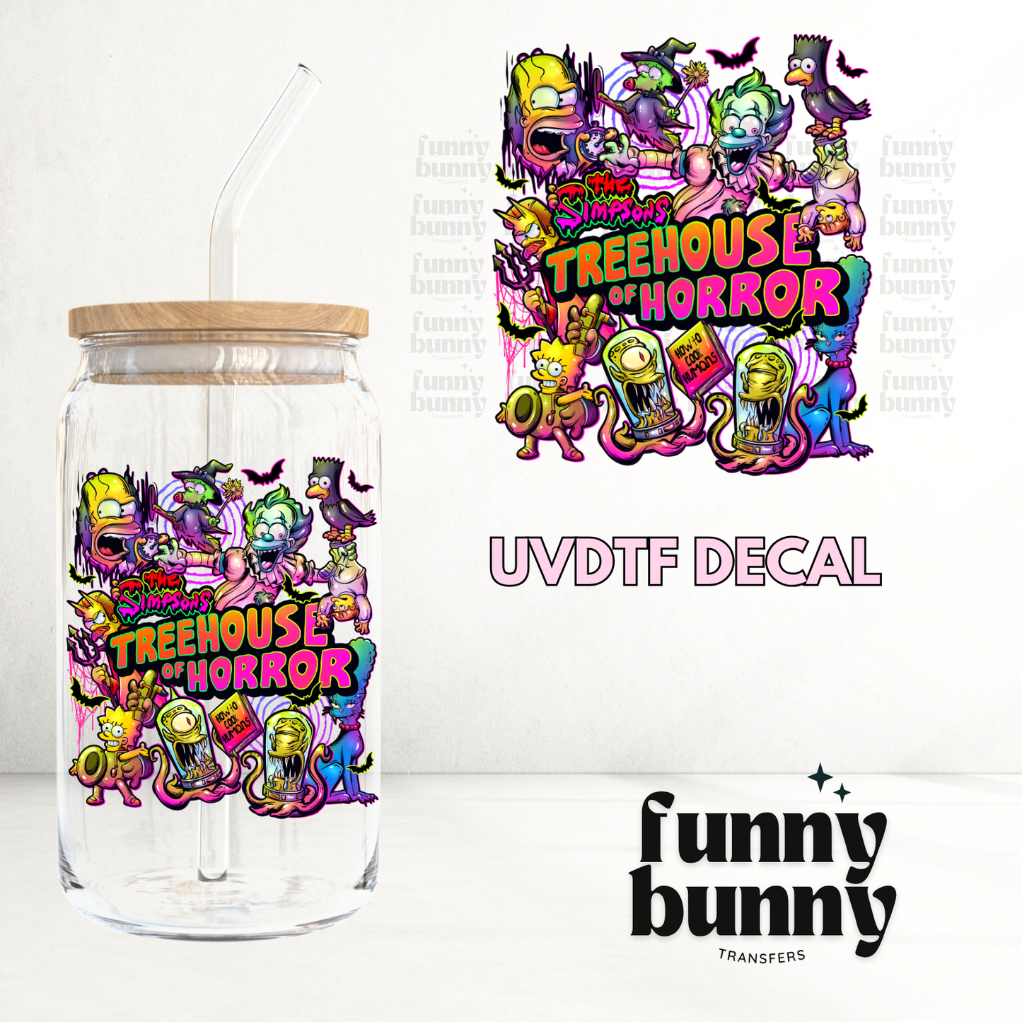 Treehouse Horror - UVDTF Decal