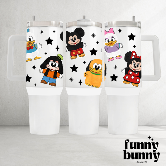 Trinket Friends - 40oz UVDTF Tumbler Wrap