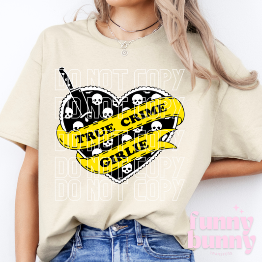 True Crime Girly Heart - DTF Transfer