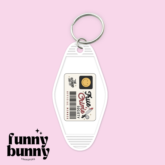 True Crime Society - Motel Keychain