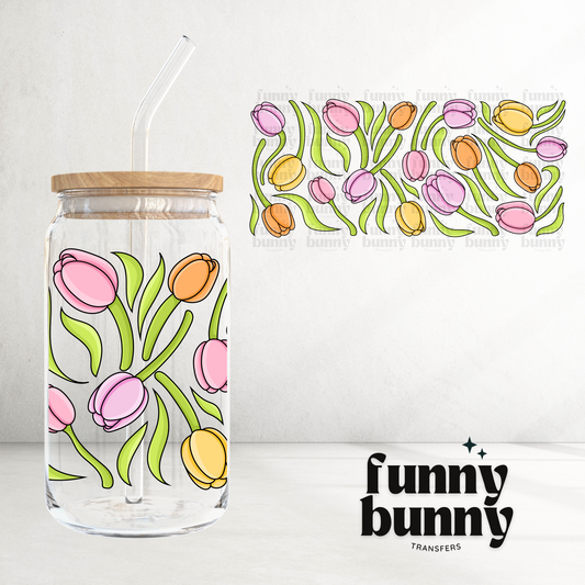 Tulips - 16oz UVDTF Cup Wrap