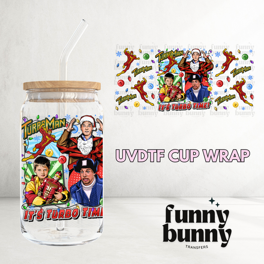 Turboman - 16oz UVDTF Cup Wrap