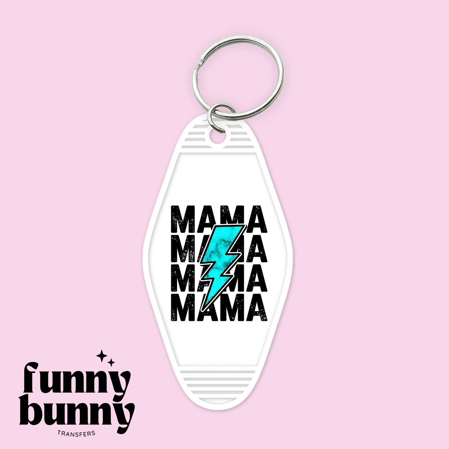 Turquoise Mama Lightning - Motel Keychain