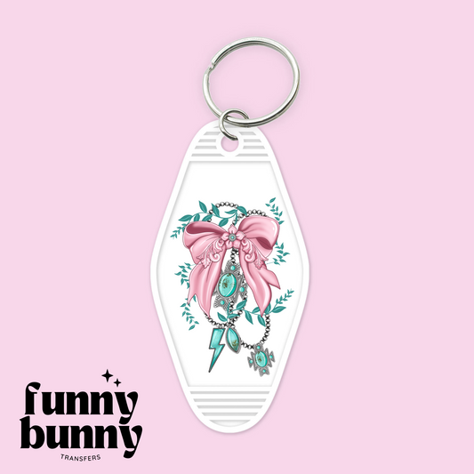 Turquoise Pendant - Motel Keychain