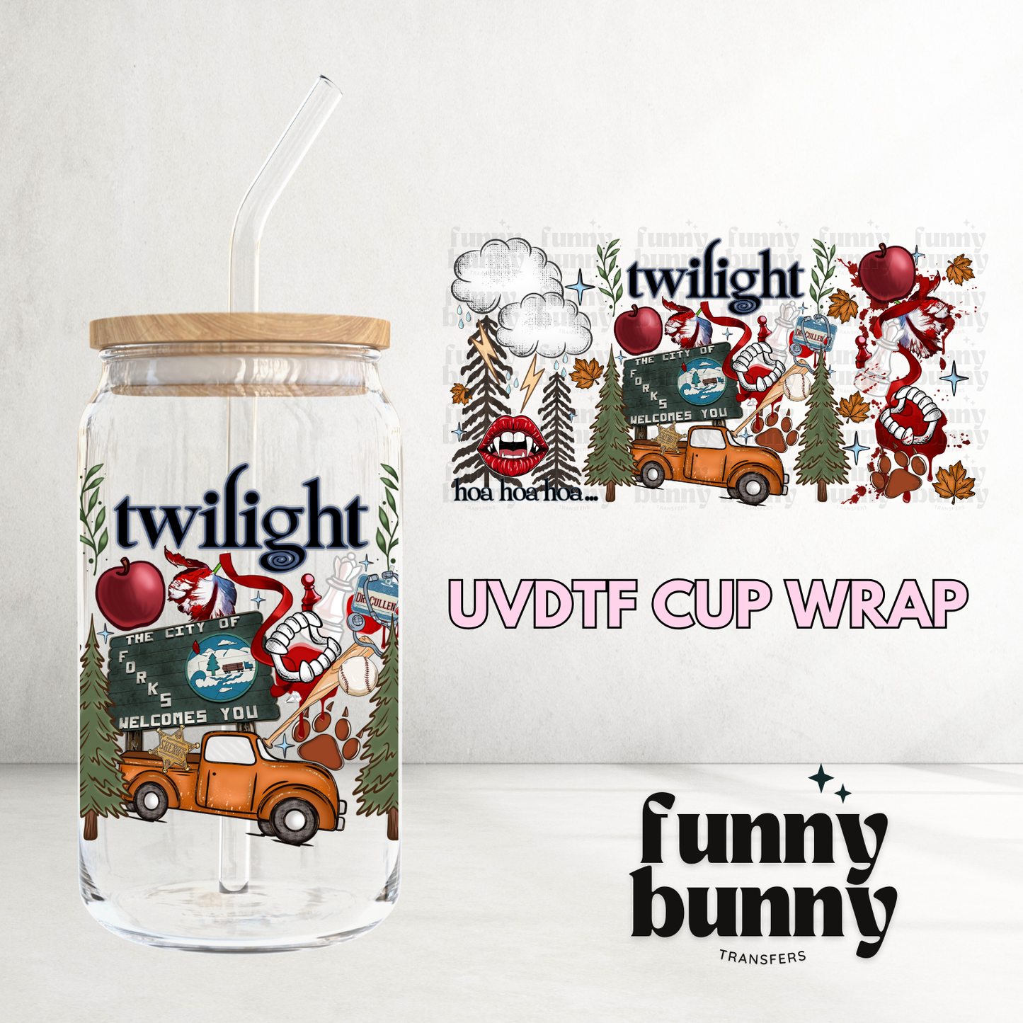 Twilight 2.0 - 16oz UVDTF Cup Wrap