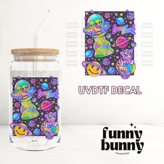 UFO Charcoal - UVDTF Decal