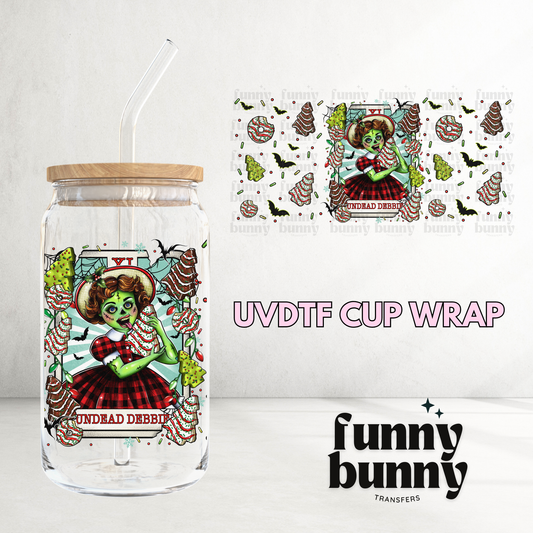 Undead Debbie - 16oz UVDTF Cup Wrap