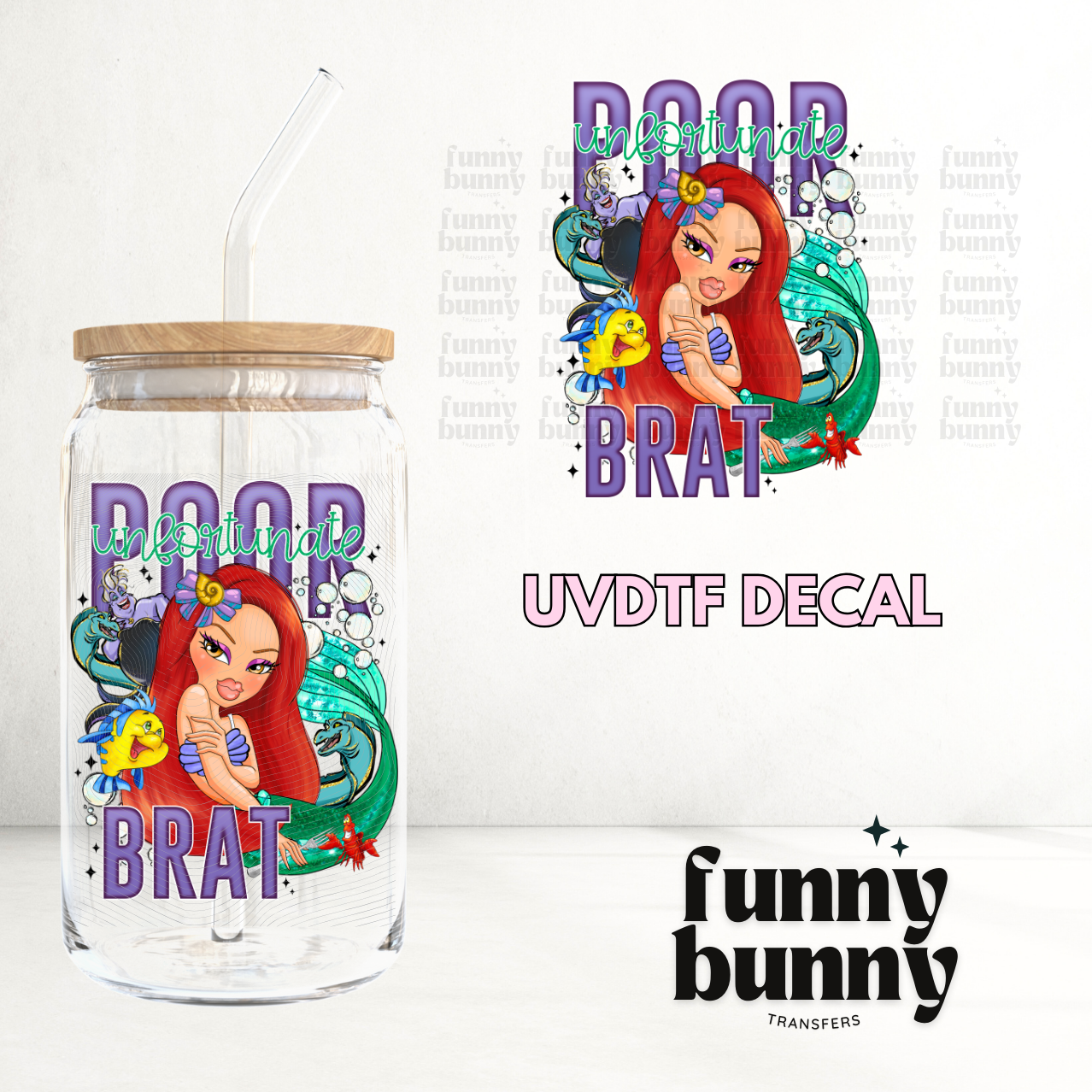 Unfortunate Dollz - UVDTF Decal