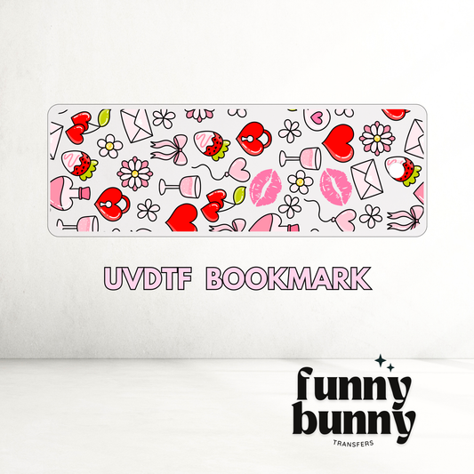 Valentine Essentials - UVDTF Bookmark Decal