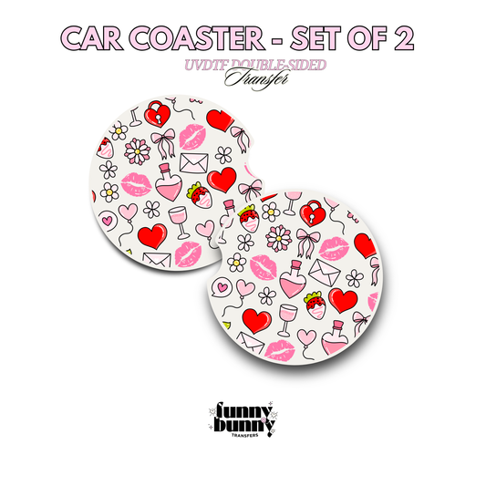 Valentine Essentials - UVDTF Coaster