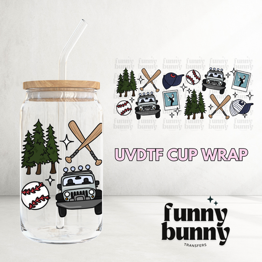 Vampire Baseball - 16oz UVDTF Cup Wrap