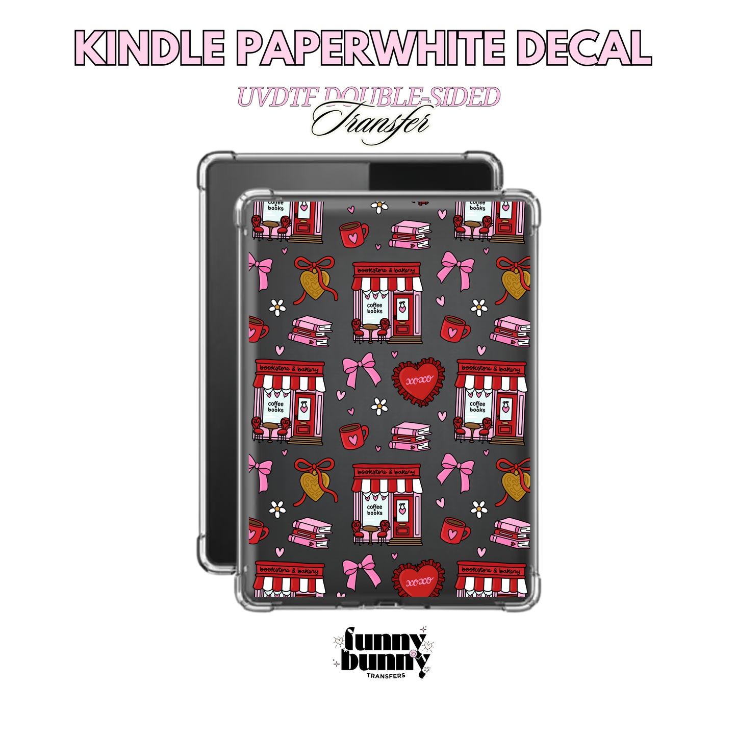 Vday Bookstore Bakery - Kindle Decal