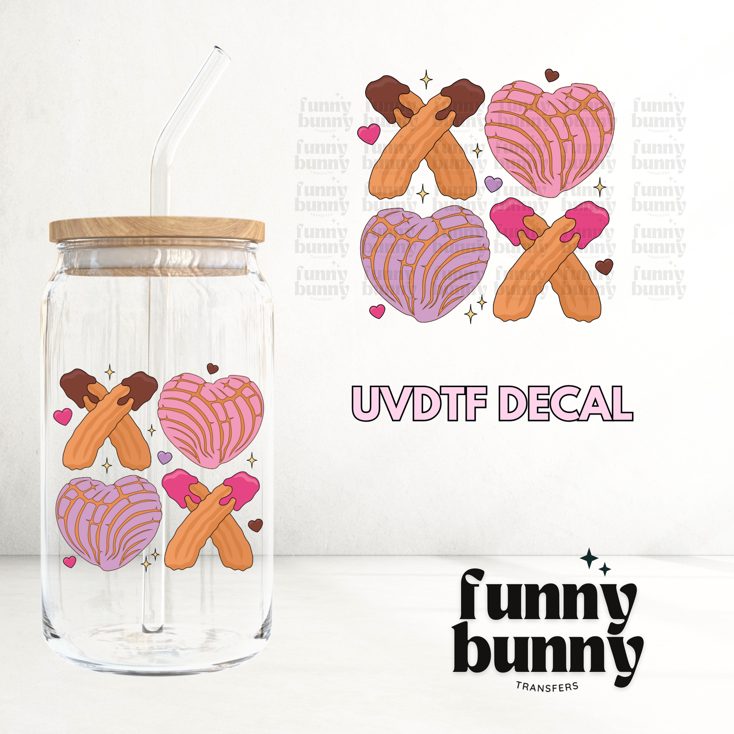 Vday Churros - UVDTF Decal