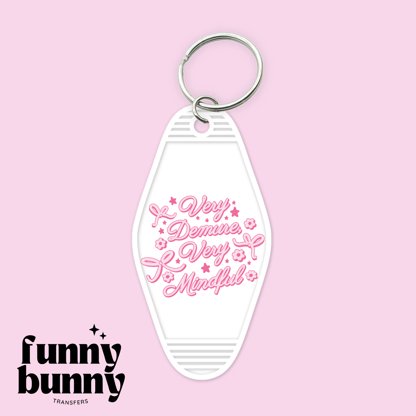 Very Demure Bows - Motel Keychain