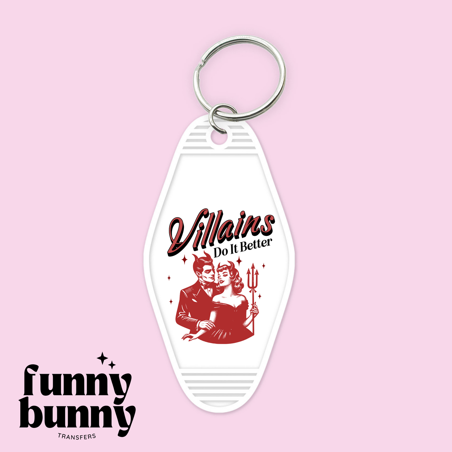 Villains Do It Better - Motel Keychain