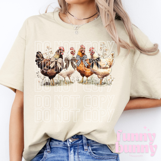 Vintage Chicken - DTF Transfer