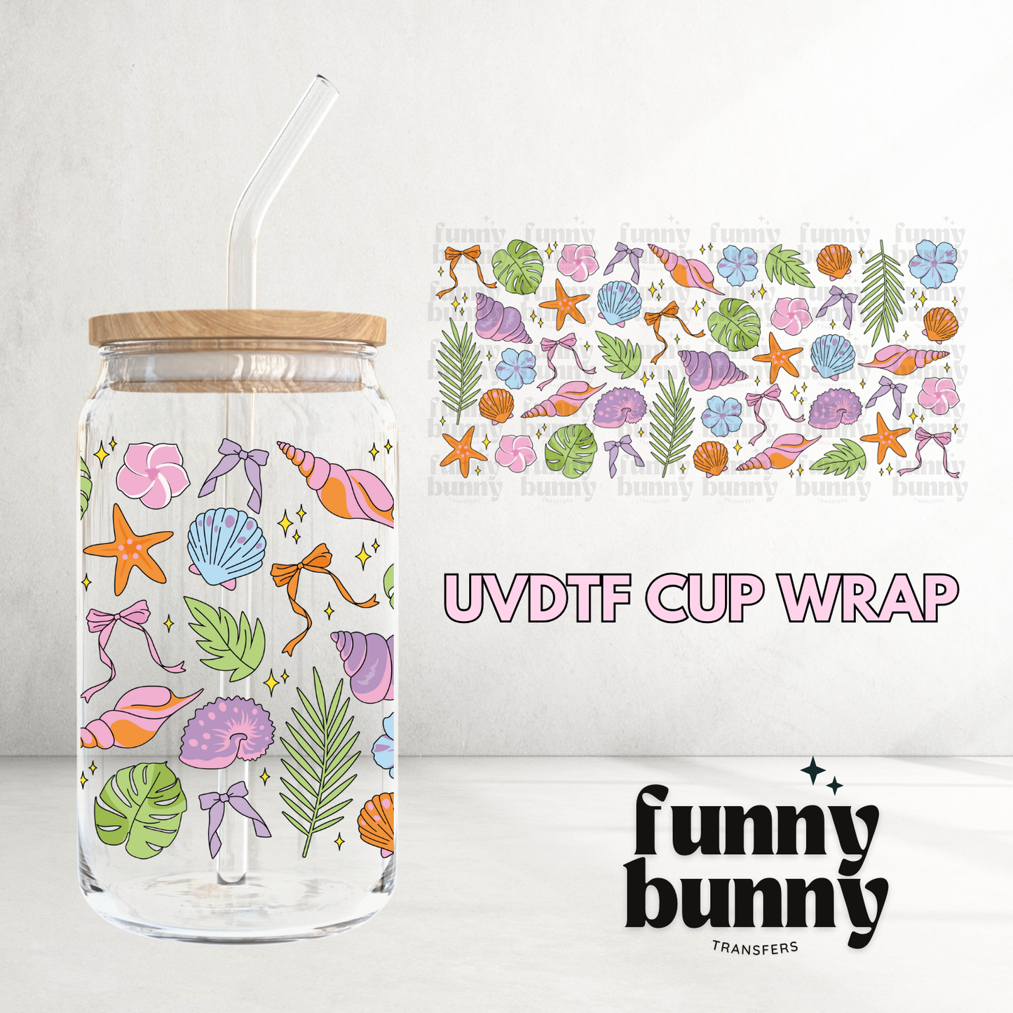 Vitamin Sea Vibes - 16oz UVDTF Cup Wrap