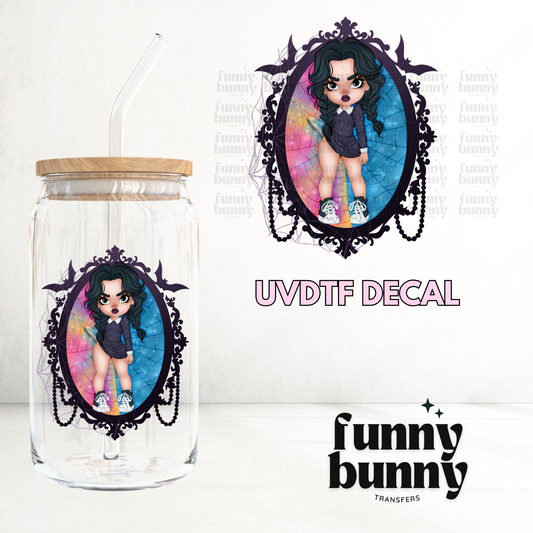 Wednesday Doll - UVDTF Decal