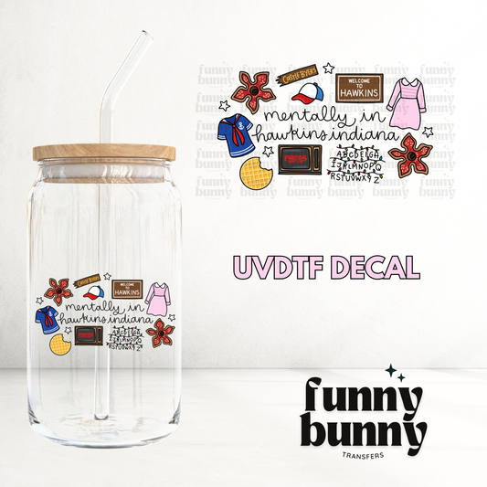 Welcome Hawkins - UVDTF Decal