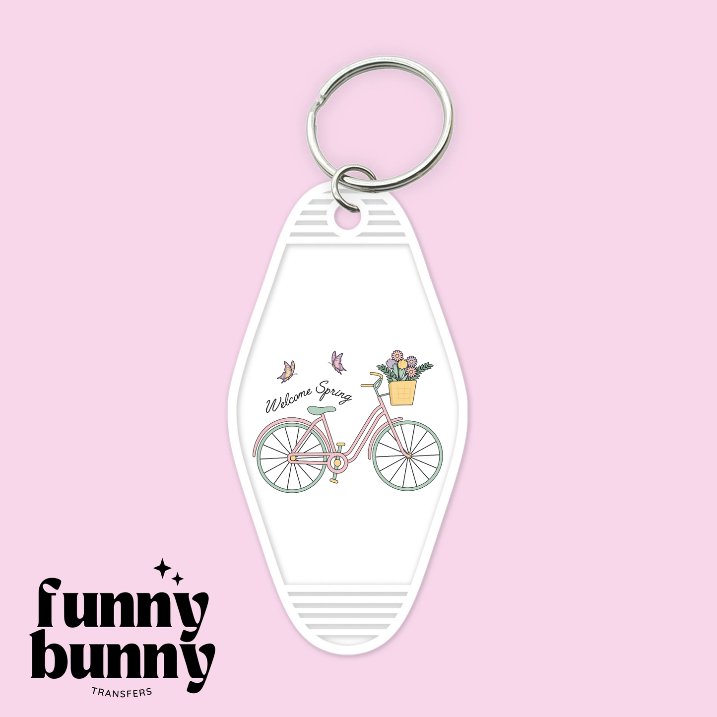 Welcome Spring - Motel Keychain