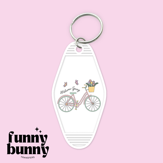 Welcome Spring - Motel Keychain