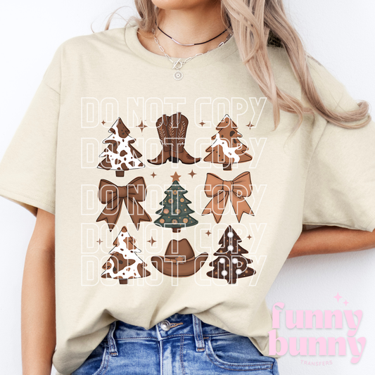 Western Xmas Essentials - DTF Transfer