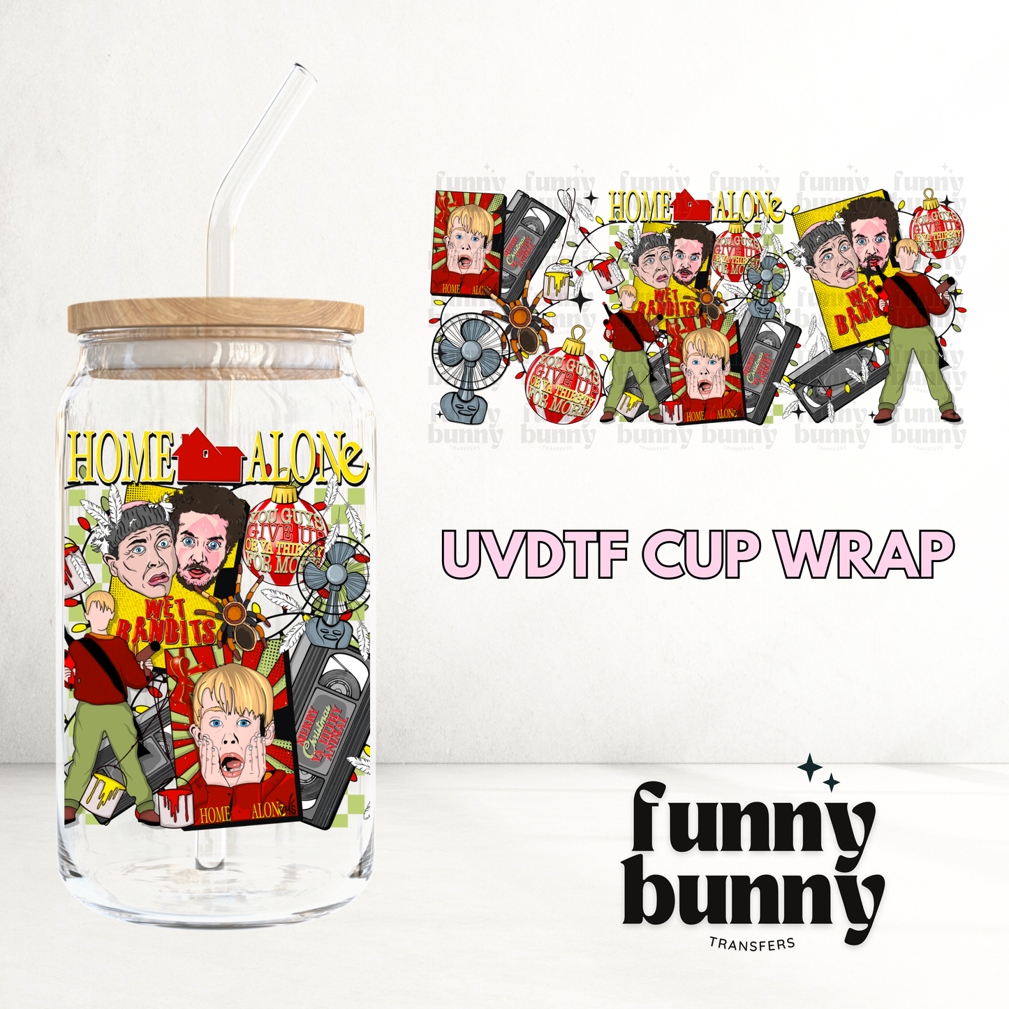 Wet Bandits - 16oz UVDTF Cup Wrap