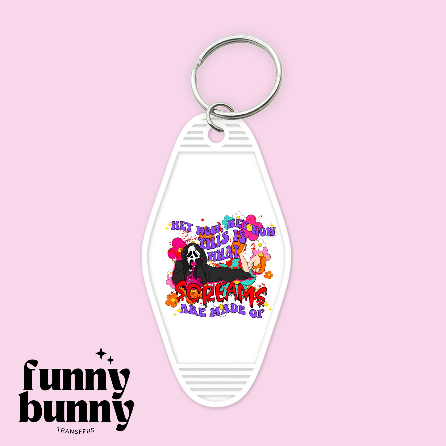 What Screams Are Made Of - Motel Keychain