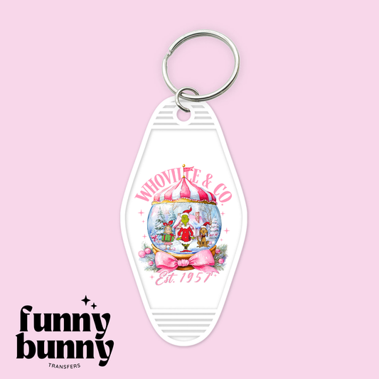 Whoville & Co - Motel Keychain