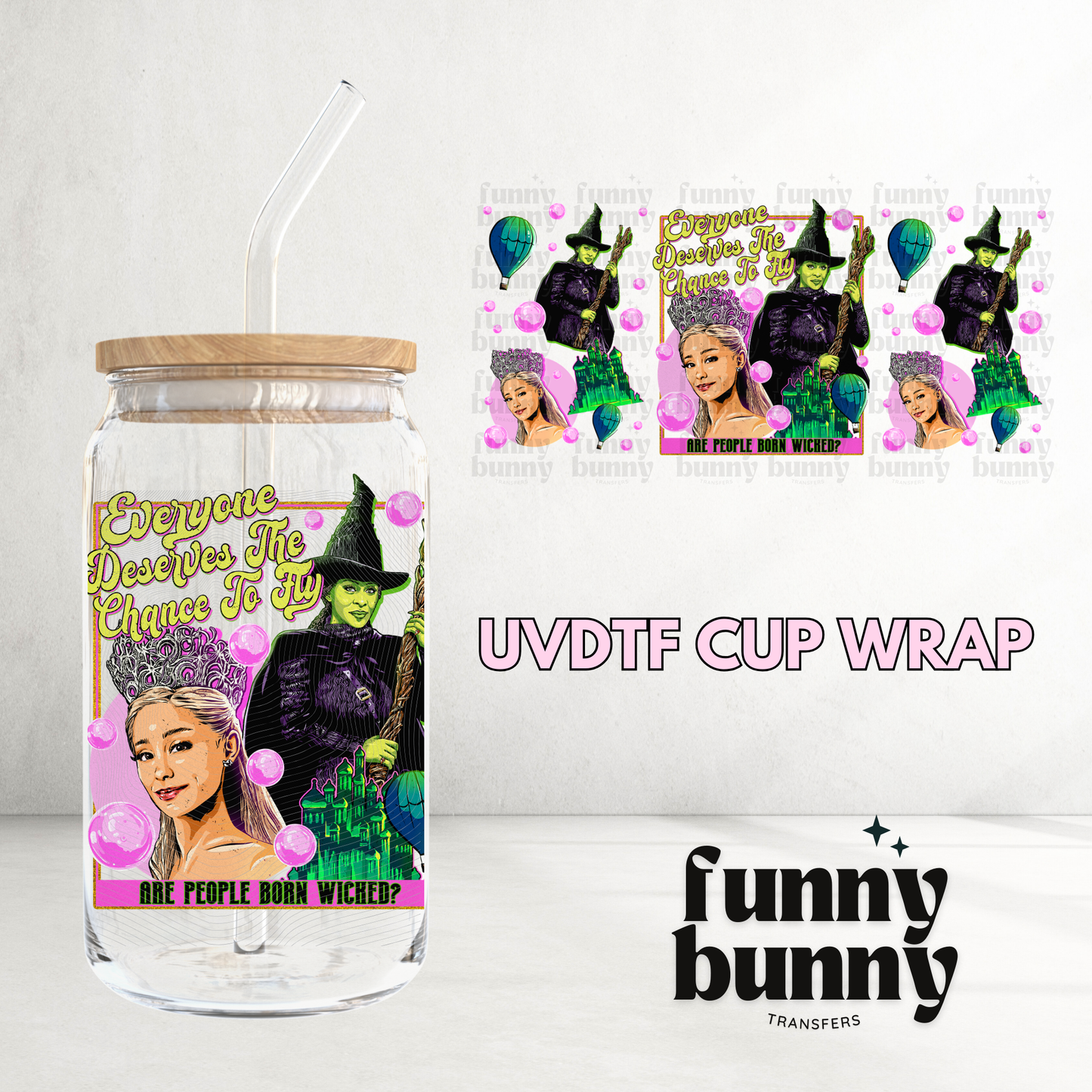 Wicked - 16oz UVDTF Cup Wrap