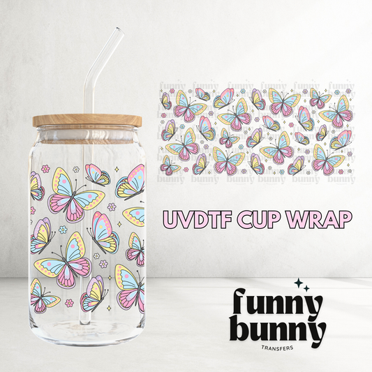 Wild Butterflies - 16oz UVDTF Cup Wrap