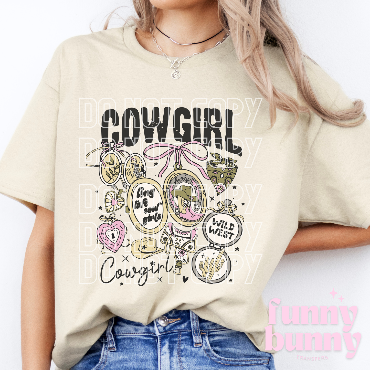 Wild West Cowgirl  - DTF Transfer